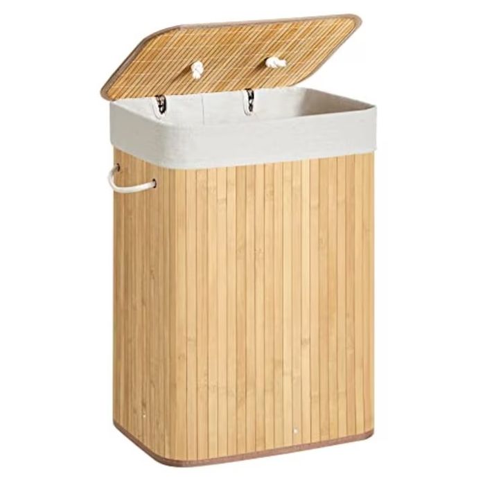 Кош за пране, бамбук, 72L SONGMICS