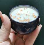 Lumânare handmade parfumată din ceară naturală de soia