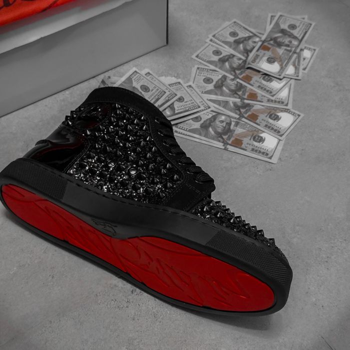 Adidasi Louboutin Full Black