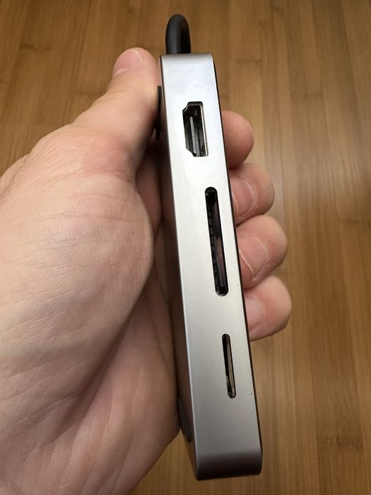 Docking HUB 8.1-3xUSB 3.2-HDMi 4k 60 fps-RJ45 LAN-SD-TF-TYPE C PD 100W