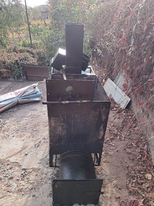 Банная печка с баком