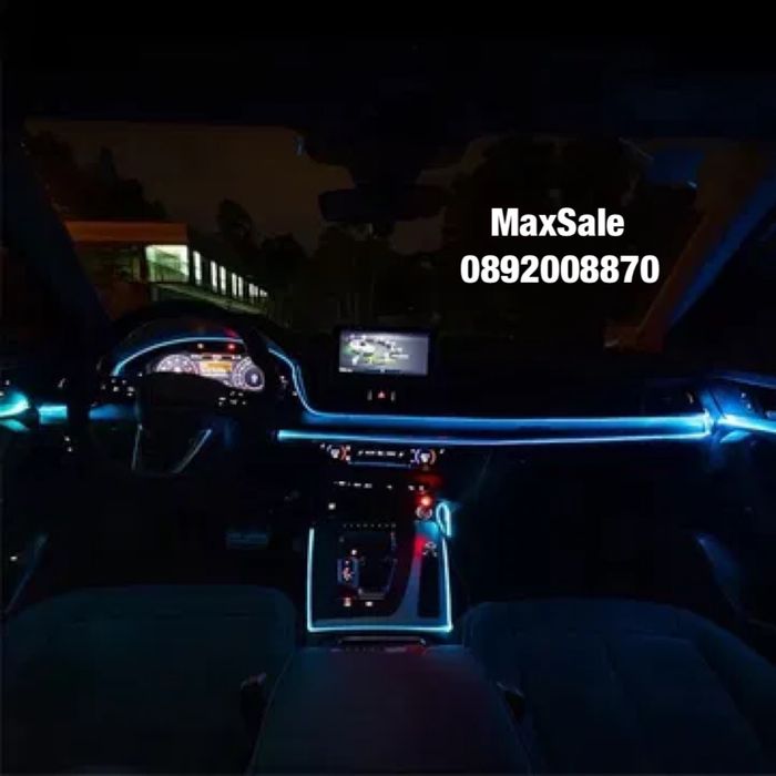 LED RGB лента за кола интериорно осветление audi mercedes bmw vw