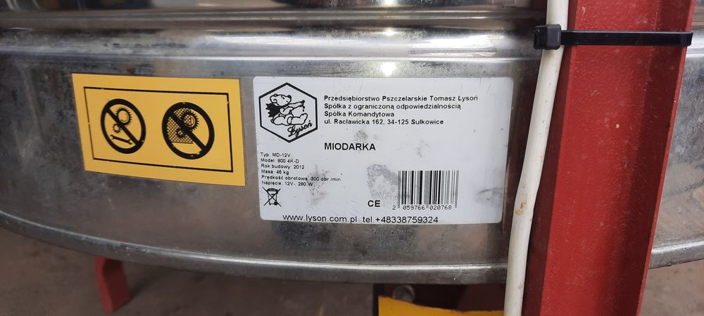 Centrifuga apicola automatizata 12 v {extractor miere}