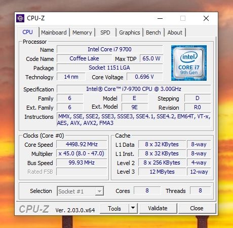 I7 9700 Монтажный игровой компьютер