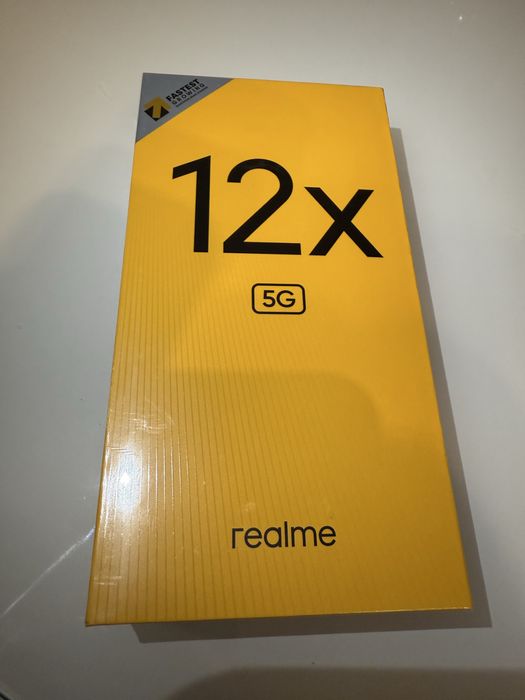 Смартфон Realme 12X, 6GB RAM, 128GB, 5G, Glowing Black