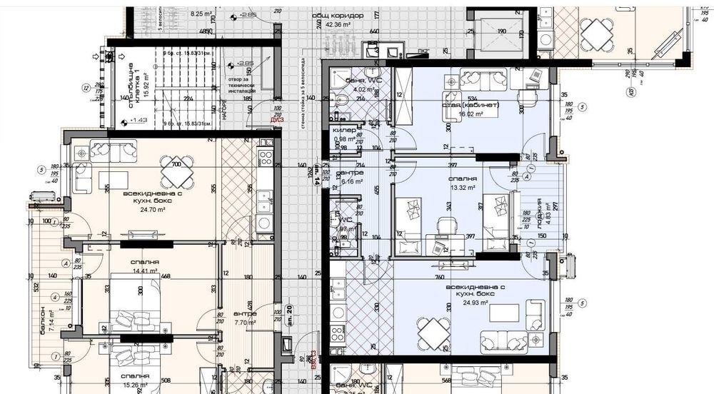 Продава се Тристаен апартамент в Варна, Младост 1 - 102 кв.м за 1303 €/кв.м - Снимка #5
