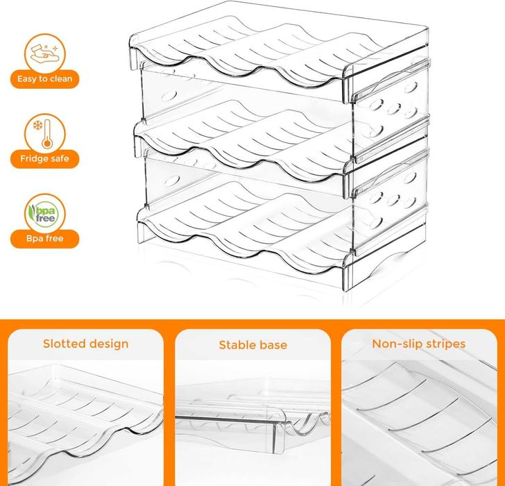 НОВ! Органайзер за бутилки 3 нива за 9 бутилки