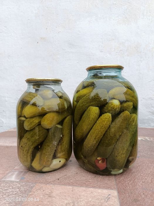 Продам соленые огурцы 1000тг.