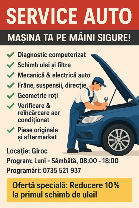 Service Auto – Mașina ta pe mâini sigure!
