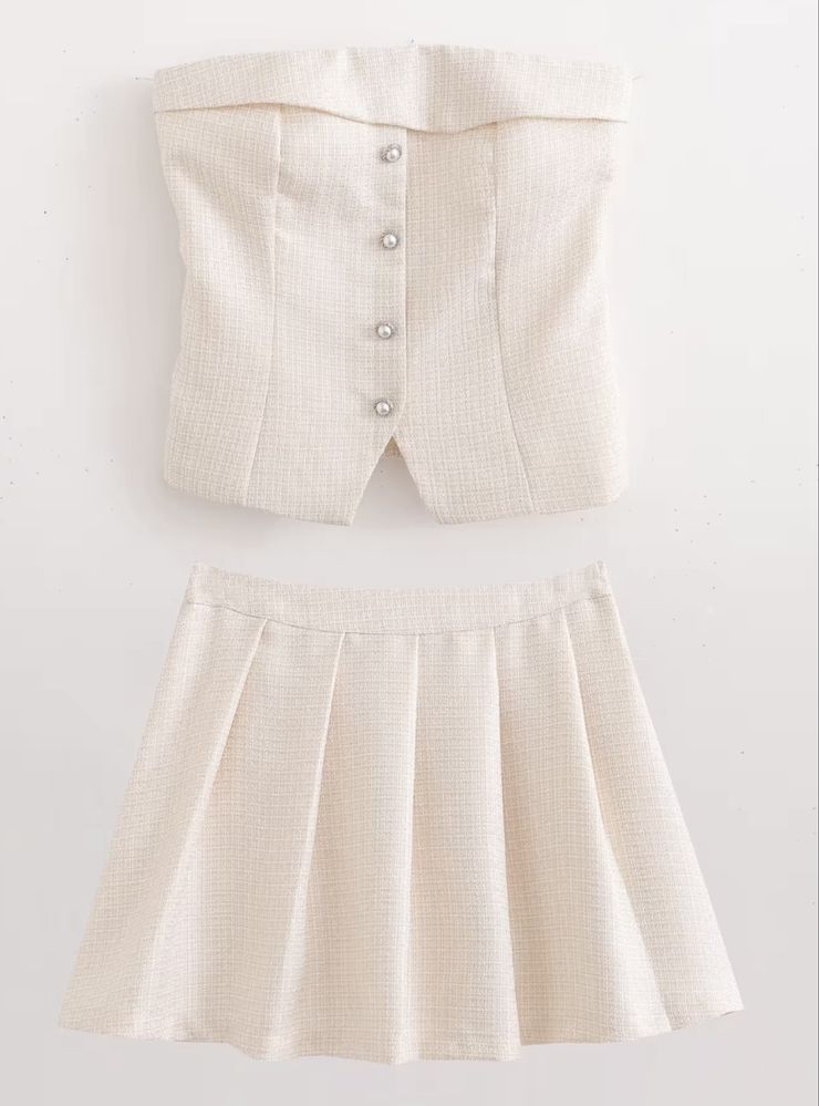 Летен сет с пола Cream Luxe от S-L