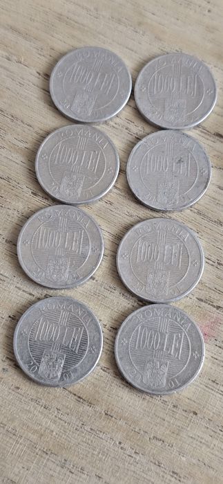 Monede 1000 lei, anul 2001