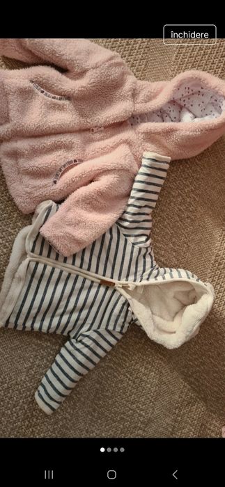 Set 2 geci pufoase, ca noi, masura 68