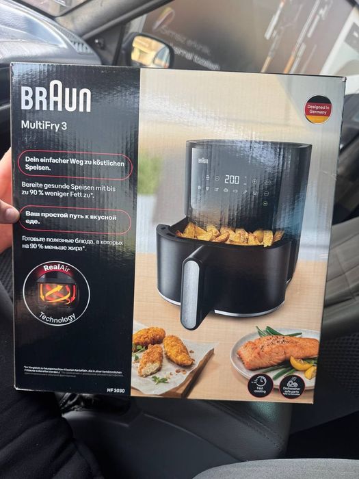 Ayragiril BRAUN HF3030 Dastafkasi bilan 90$ qberamiza