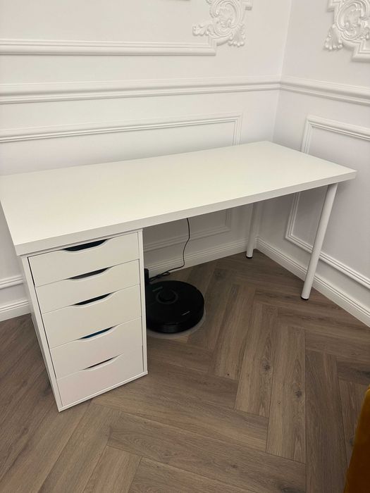 Birou, alb, 120x60 cm LAGKAPTEN / ALEX