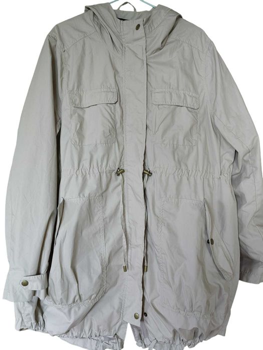 Дамско яке за бременни с качулка H&M, Бежово, 86х65 см, XL