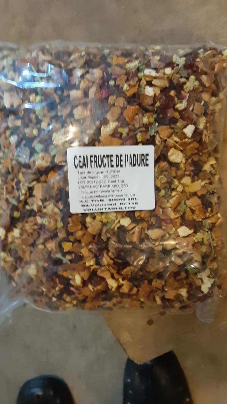 Ceai de fructe de padure vrac la 1KG