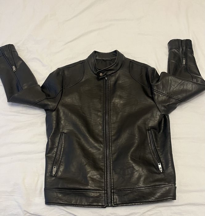 Мъжко кожени яке ‘Mango’ XL