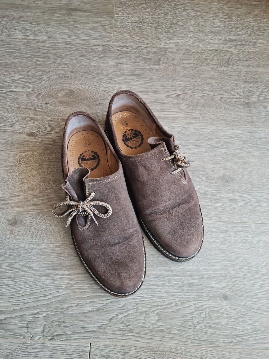 Pantofi de piele maro barbati 43