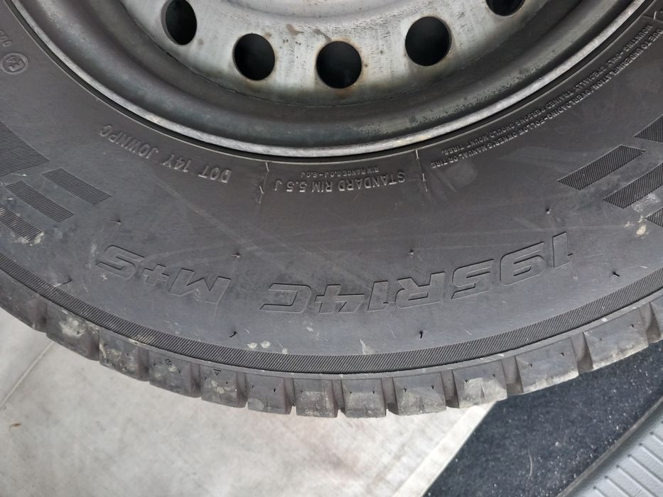 Гума с джанта 195R14C