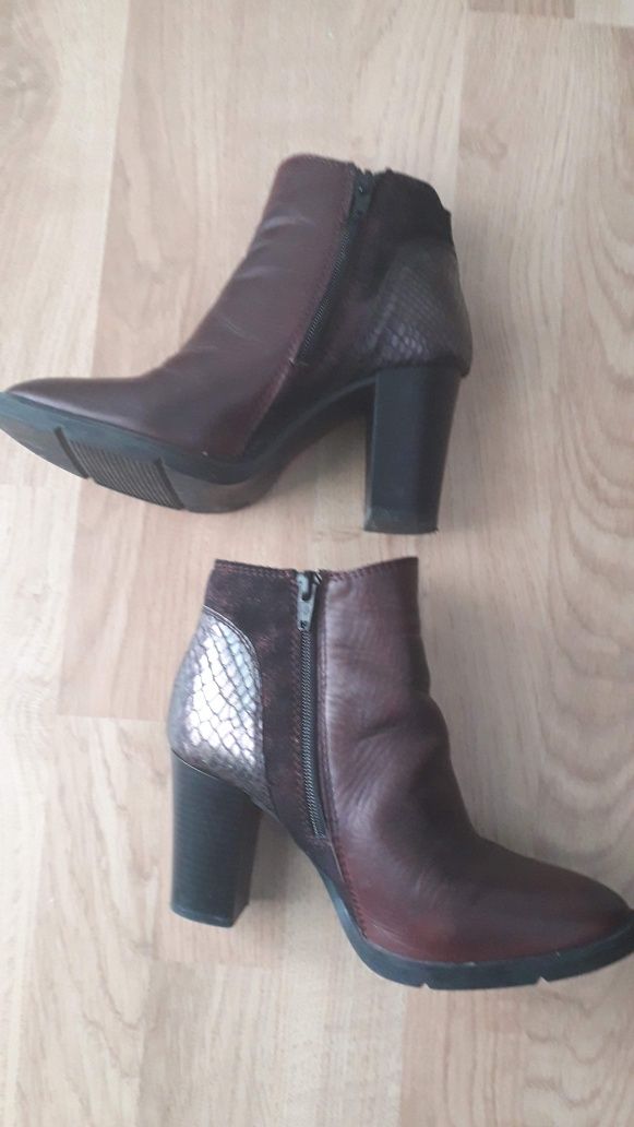 Botine piele naturala, 36 Pret promo