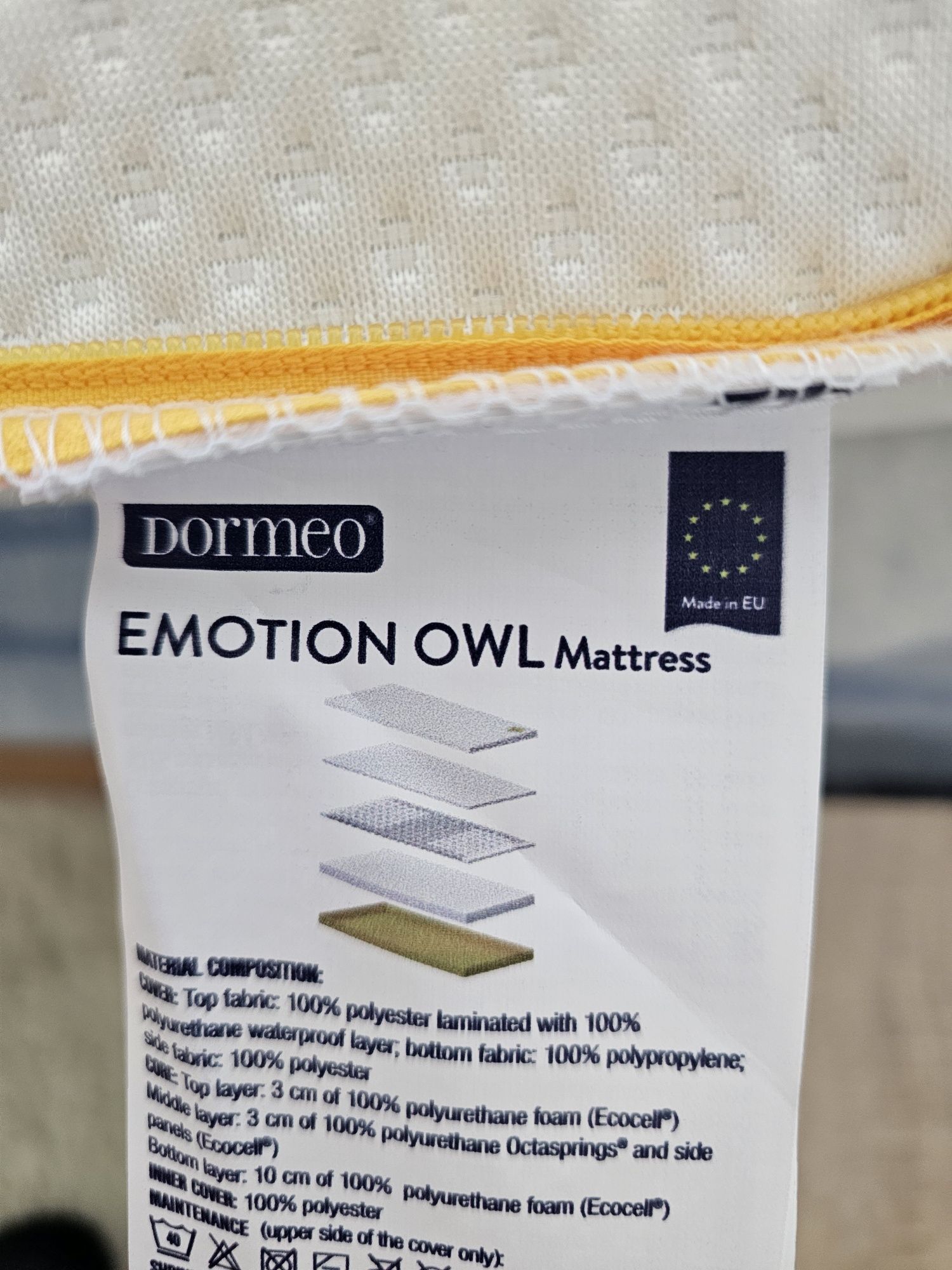 Нов матрак Dormeo Emotional Owl, 80×200 см.
