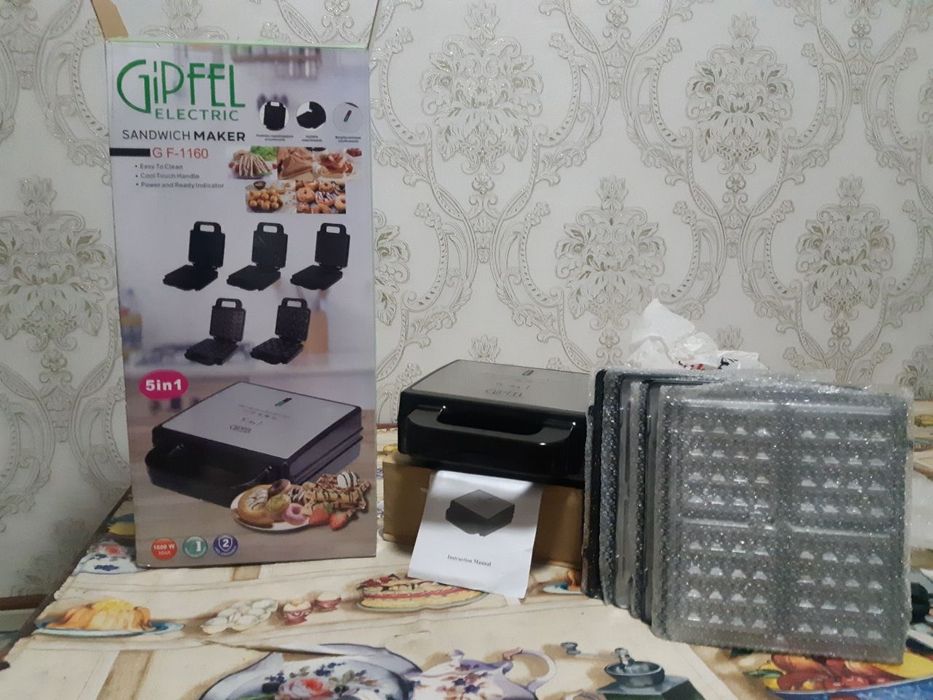 Vafli pishirgich 5 tasi 1 da.   Gipfel GF 1160