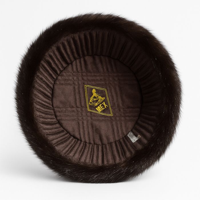 Шикарная шапка из натуральной норки. Настоящая классика и стиль!