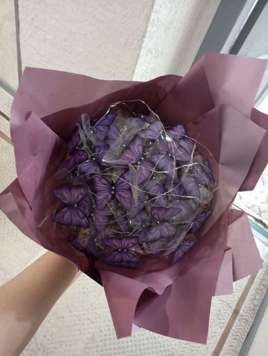 Готовый букет из бабочек за 4000