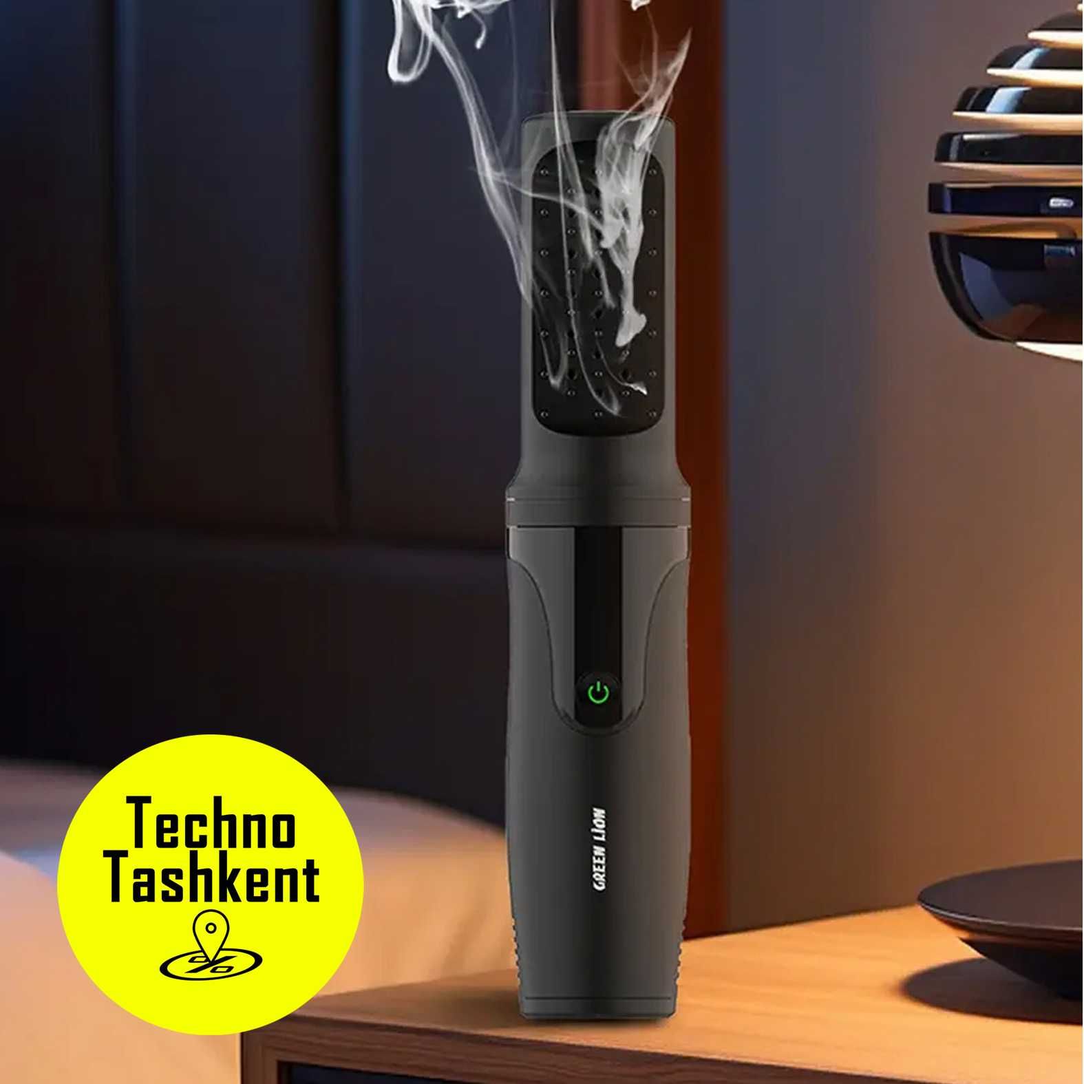 Электрическая расческа Green Lion Comb Bakhour, 700 градус,выпрямитель