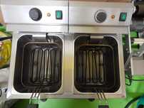 Friteuza electrica dubla 2x8 l, inox, Hendi