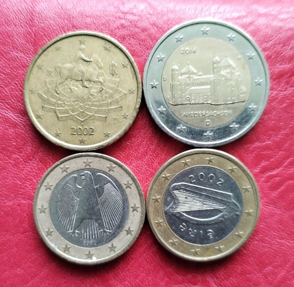 Monede euro colecție. 2500lei/ bucata