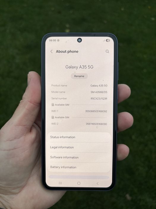 Samsung A35 6GB RAM 128GB ROM Original NOU perfect functional