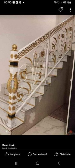 Balustrade lux metal