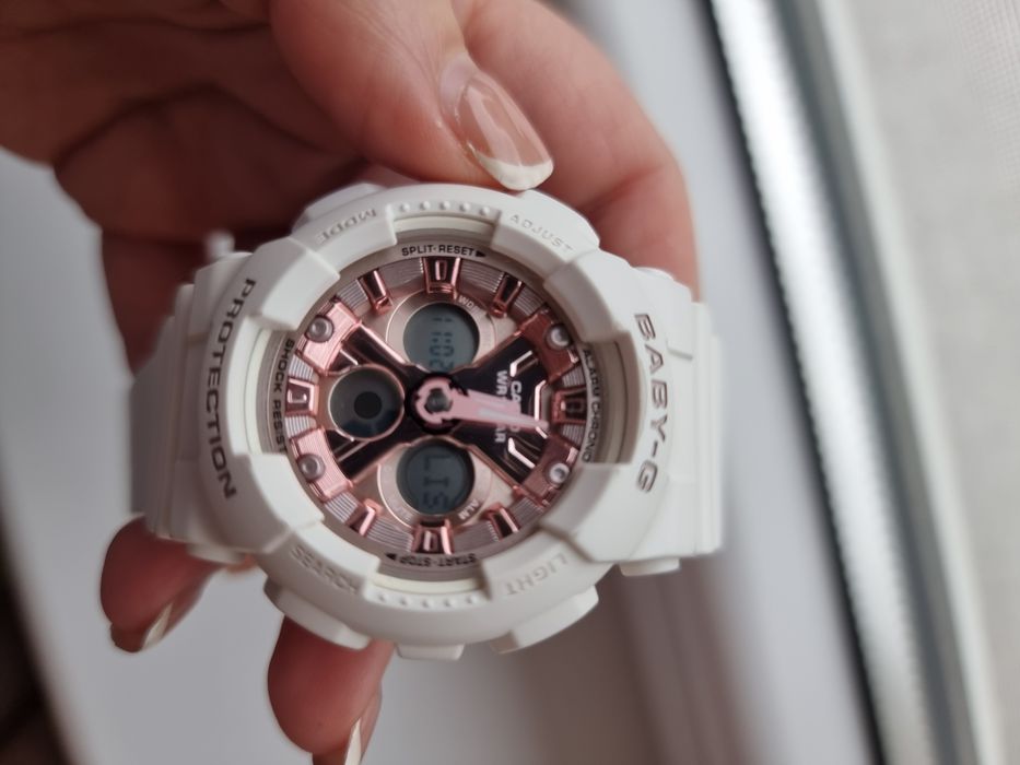 G shock Baby G Casio часовник white gold rose с гаранция