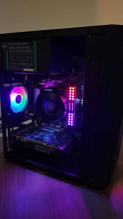 Vand PC Gaming RTX 3050, Ryzen 5, 16GB, SSD