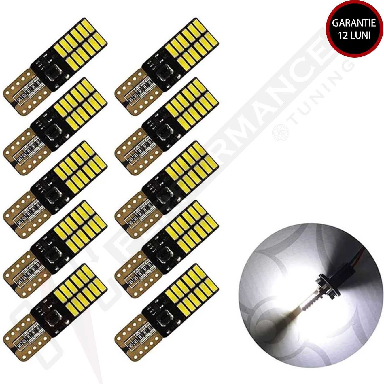 Led Pozitie / Interior T10 CANBUS 24 SMD LED 3014 12V CIC Performance