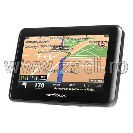 Gps Serioux upq430 NOU 4.3 inch Full Europa Autoturism Camion Tir Taxi