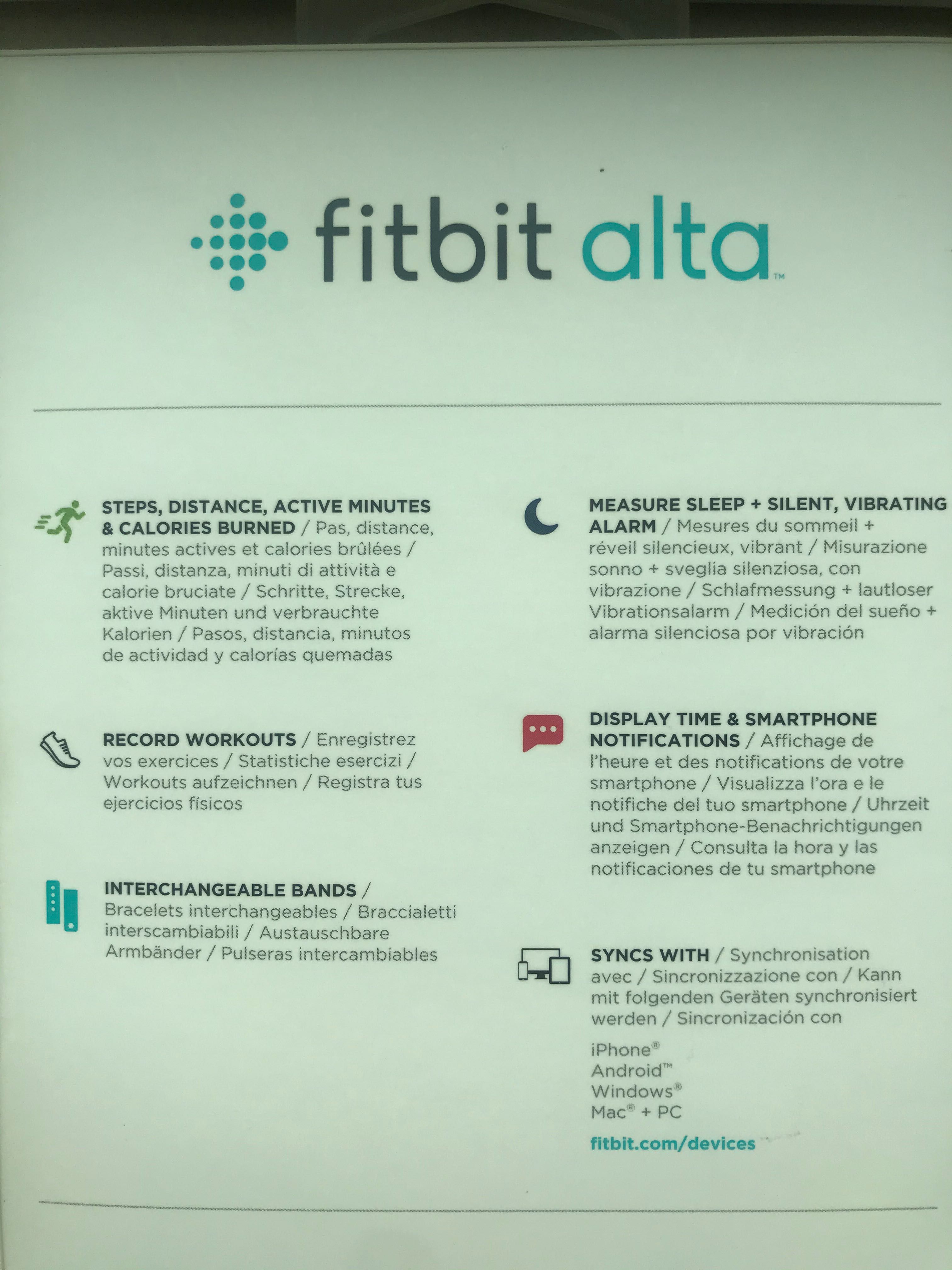 Fitbit alta/смарт гривна