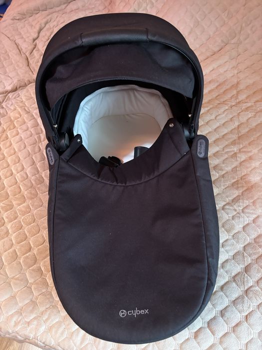 Landou Cybex Gold S Lux Moon Black + adaptori /perfecta stare