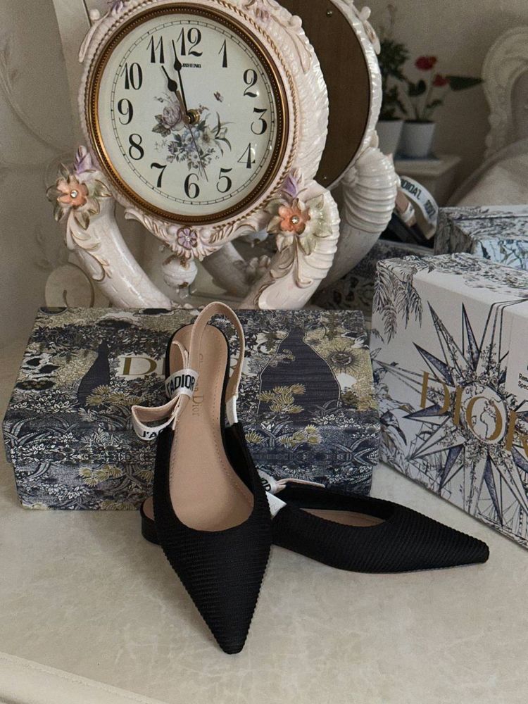 Черный туфли Dior
