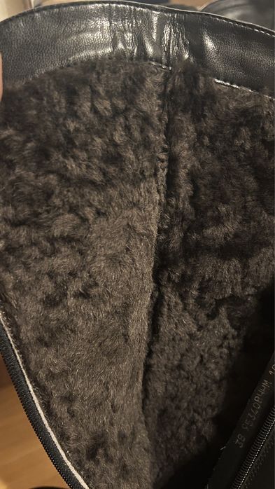 Кожанные сапоги