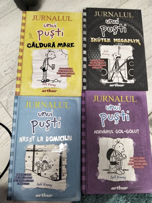 Jurnalul unui puști vol 4,5,6,17 .