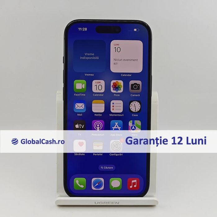 Apple iPhone 15 128GB, Black, liber, grad B | GlobalCash.ro #GR115800