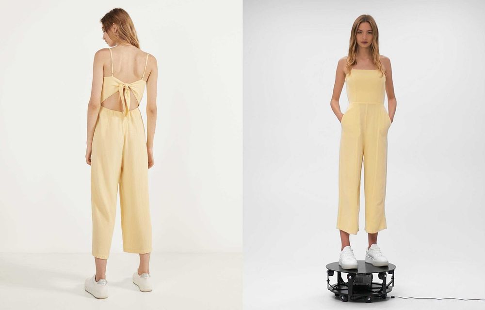 Salopeta lejera cu spate gol Bershka - 20% IN