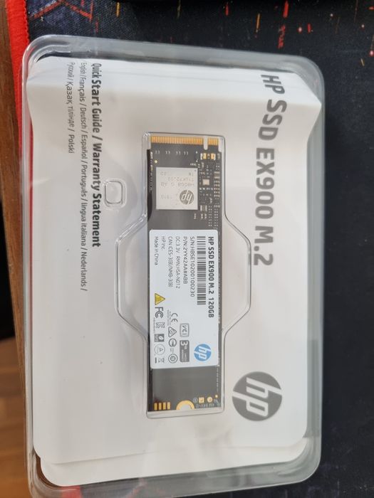 SSD HP EX900, 120GB, M.2 2280