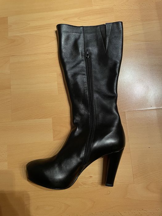Cizme de dama din piele, marime 39