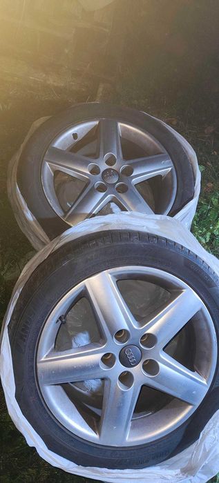 Jante aliaj/cauciucuri 17" Audi A4 B6