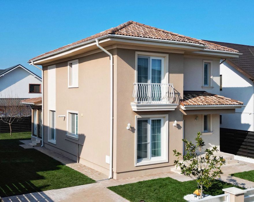 Casă design mediteranean, Crevedia - Buftea, aproape de București