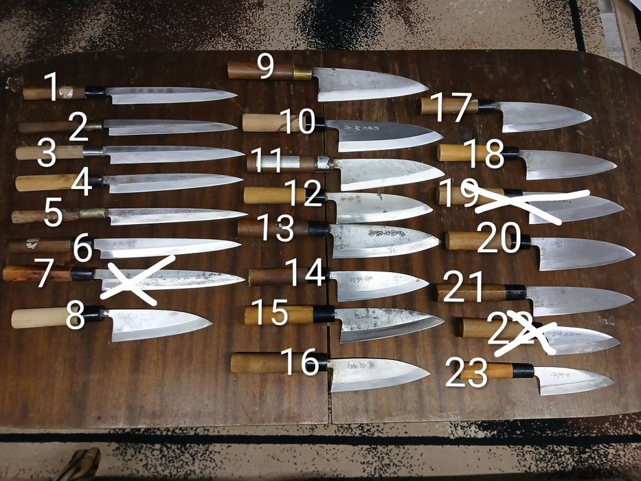 Японски Ножове Деба Сантоку Гиото...