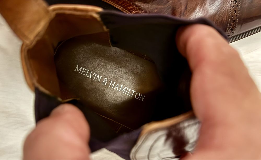 Botine ghete bărbați Melvin & Hamilton 43-44 stare foarte bună